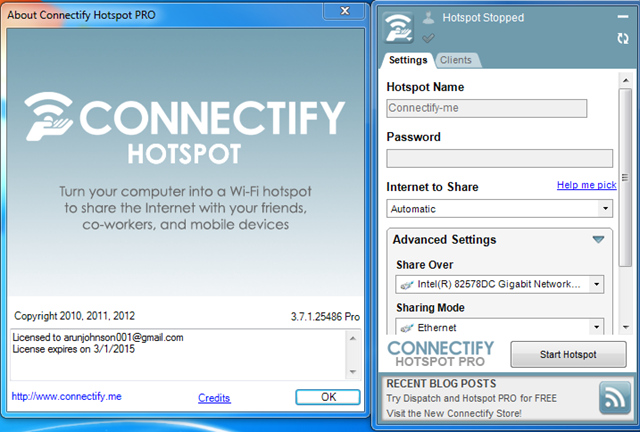 Connectify Hotspot Pro 2022 Crack + Serial Key [Latest] Free Download
