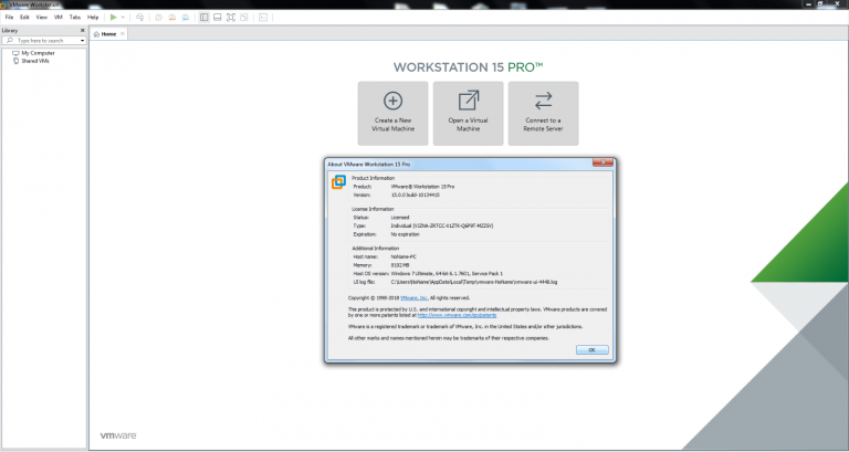 VMware Workstation Pro 16.2.3 + License Key 2022 Full [Latest]Free Download
